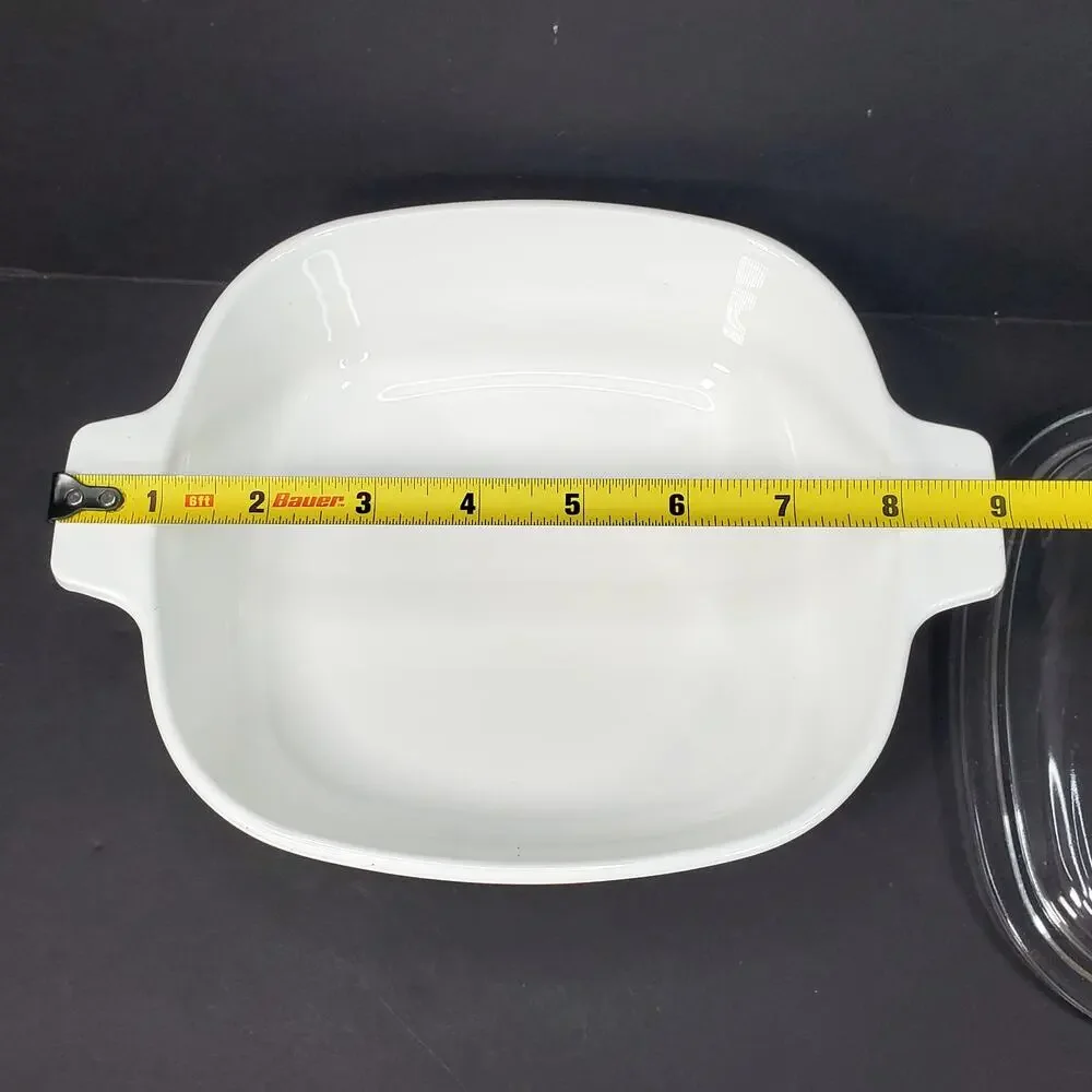 Vtg Corning Ware Casserole Dish Blue Cornflower 1 qt P-1-B Farmcore Country
